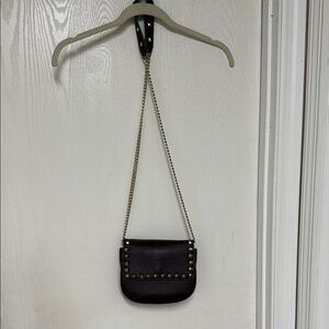 BCBG purple Crossbody Bag with Gold Studs